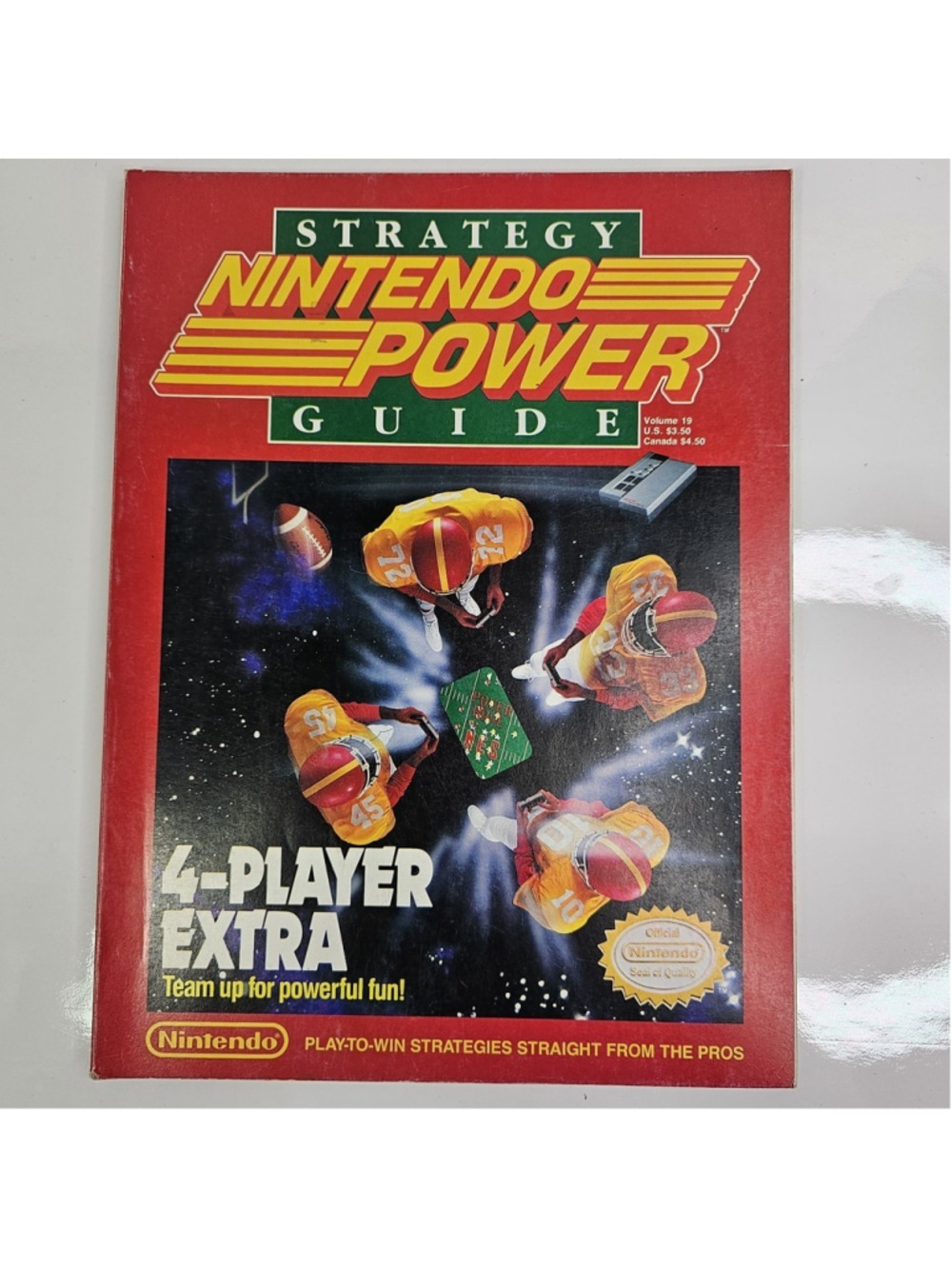 Vintage Nintendo Power Strategy Guide Volume 19 4-Player Extra NES 1990